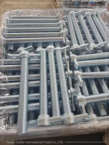 48 × 5 × 500 mm hollow scaffold screws with cast wing nuts for Middle East order